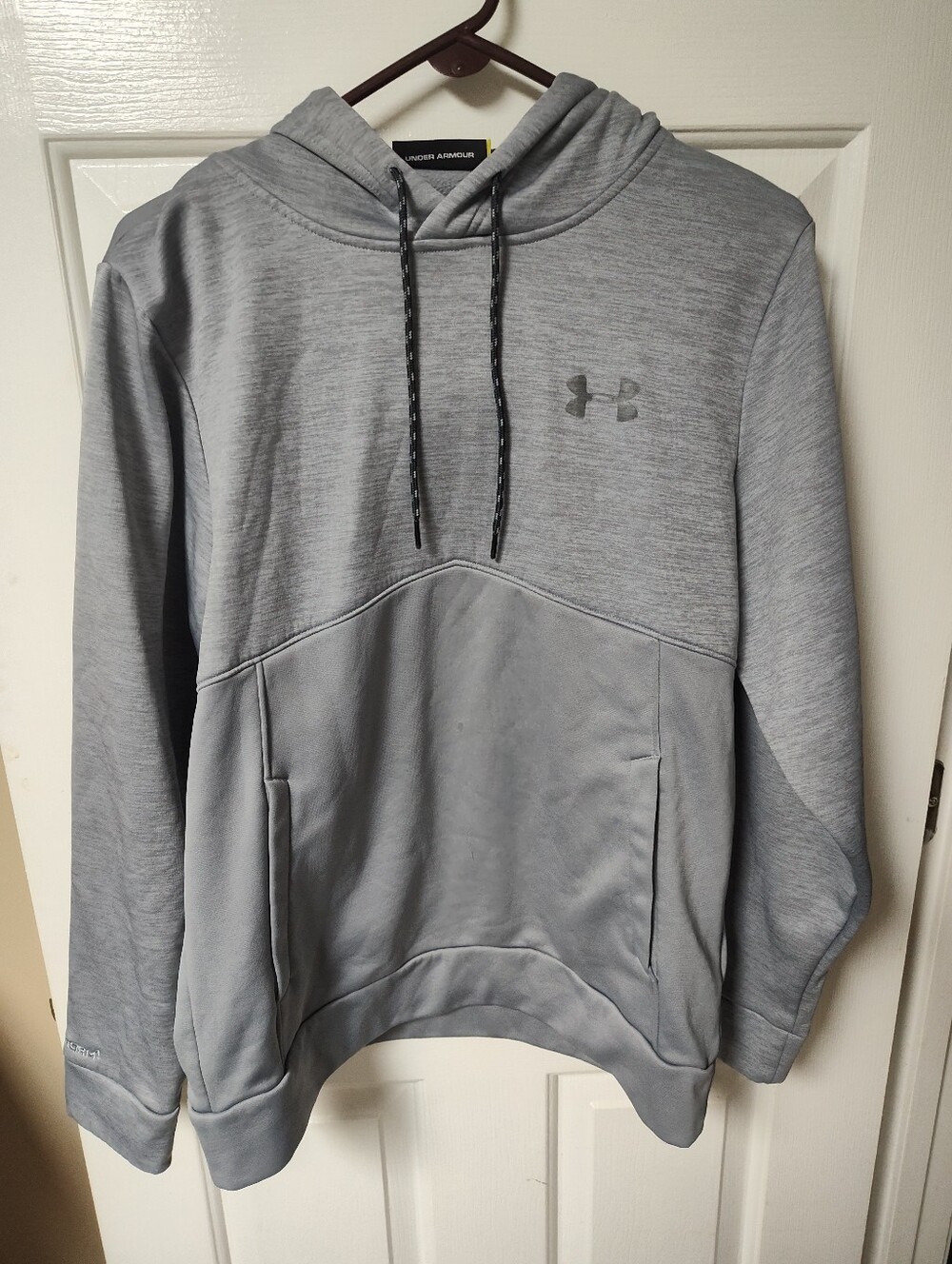 Under Armour Light Gray Tech Fleece Hooded Sweatshirt